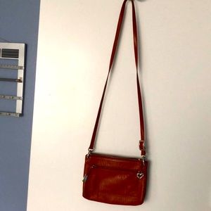 Brighton leather cross body bag